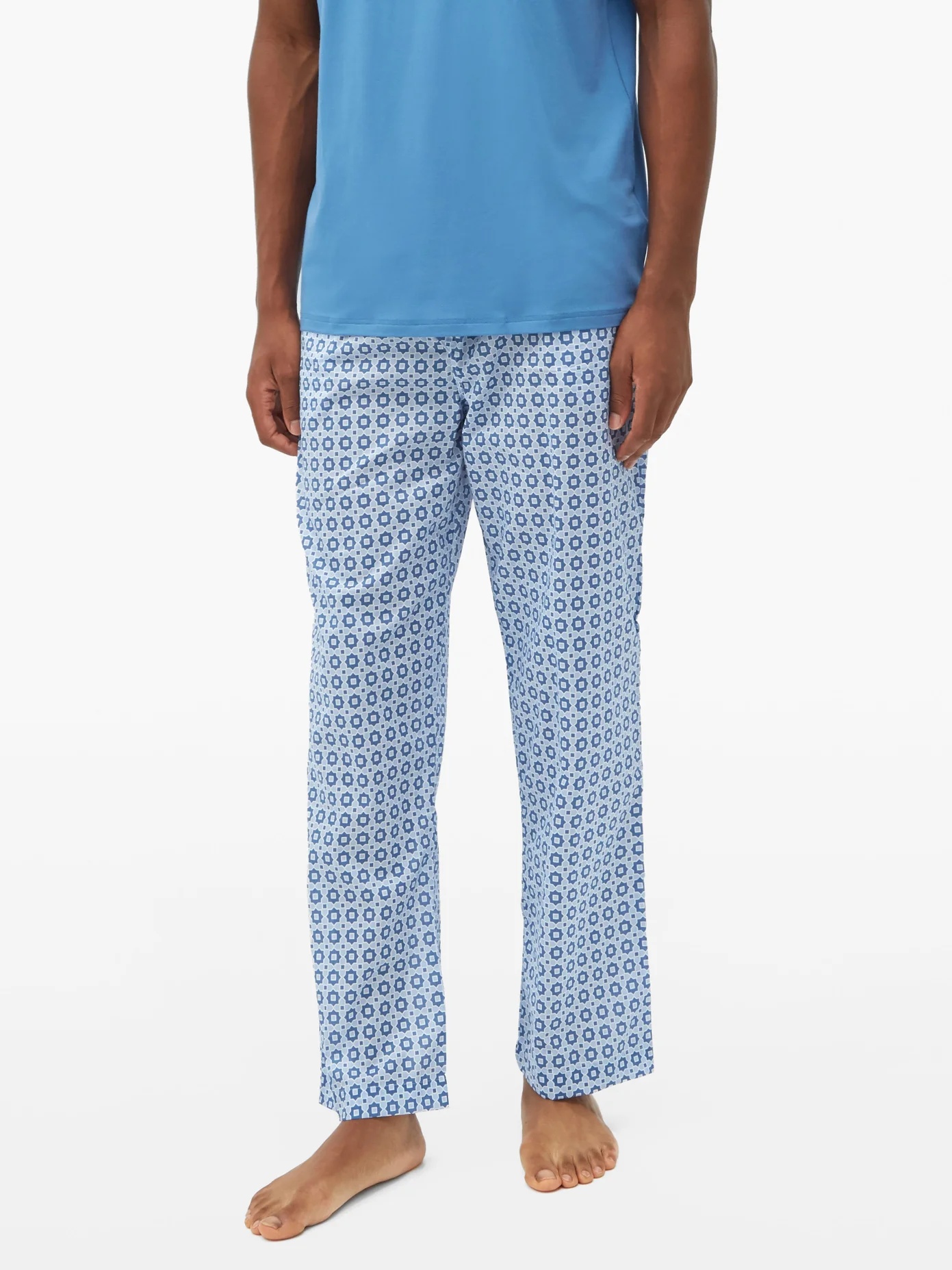 Ledbury geometric-print cotton pyjama trousers - 6