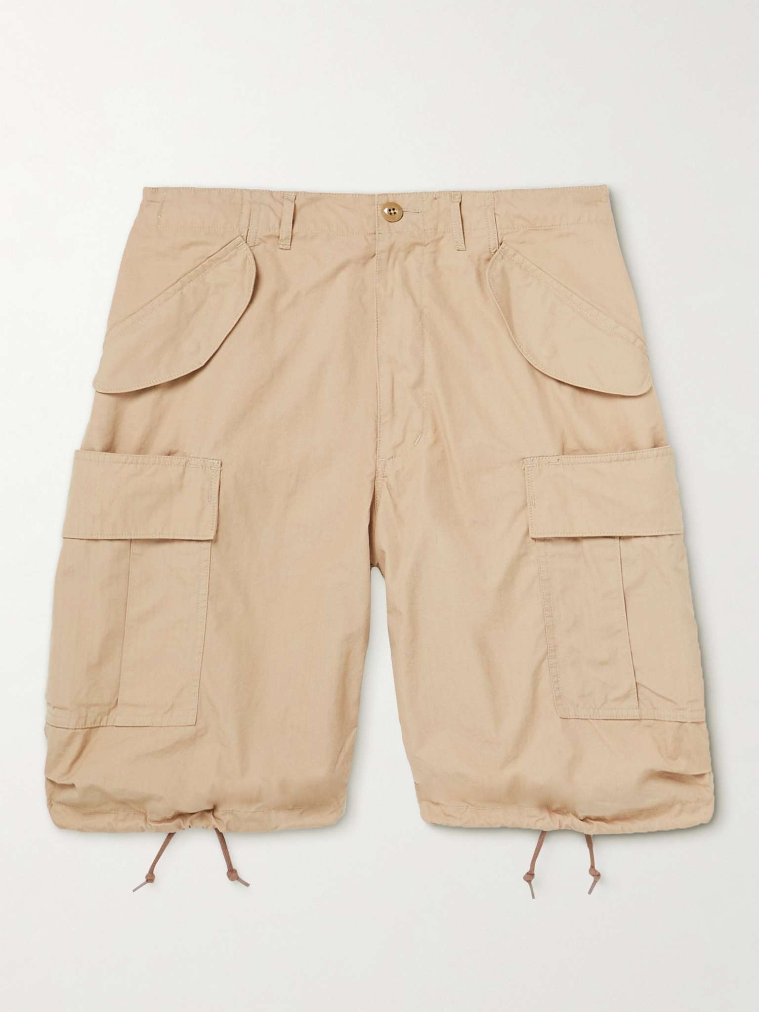 Straight-Leg Cotton-Ripstop Cargo Shorts - 1