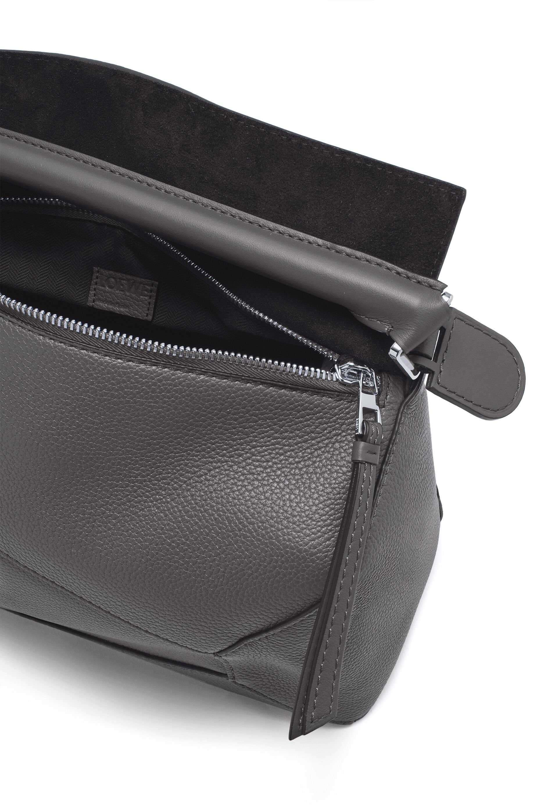 Large Puzzle bag in grained calfskin - 6