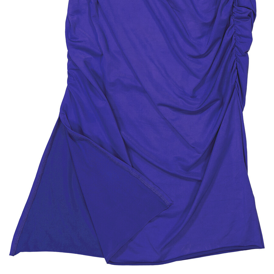 Victoria Beckham Ladies Ruched Wrap Midi Dress - 7