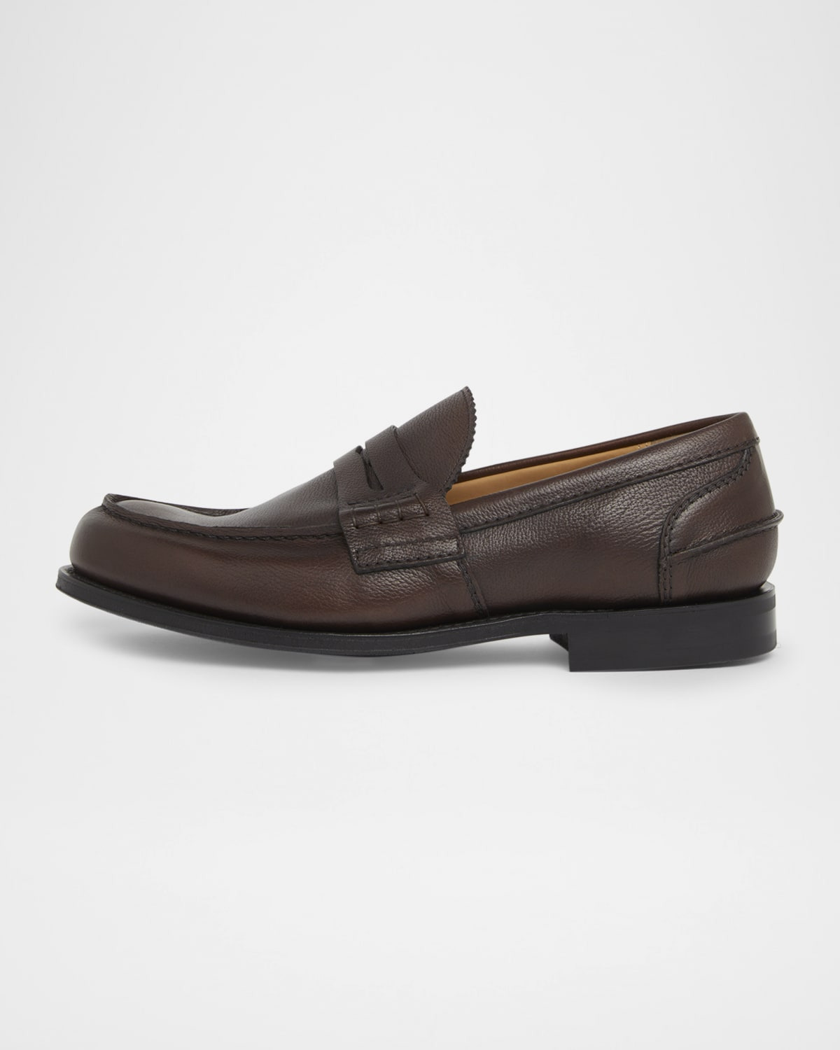 Men's Pembrey 2.0 Grained Leather Penny Loafers - 1