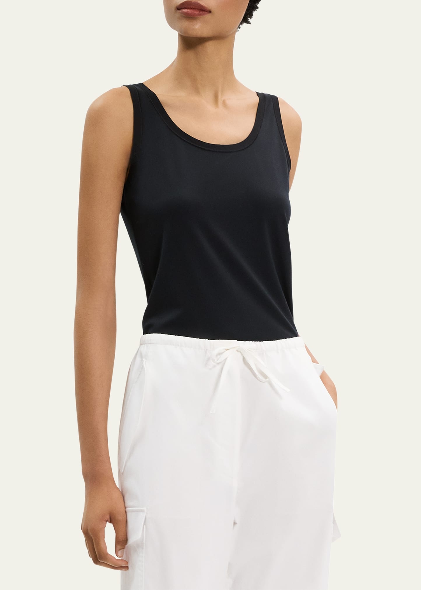 Sweater Trim Tank Top - 5