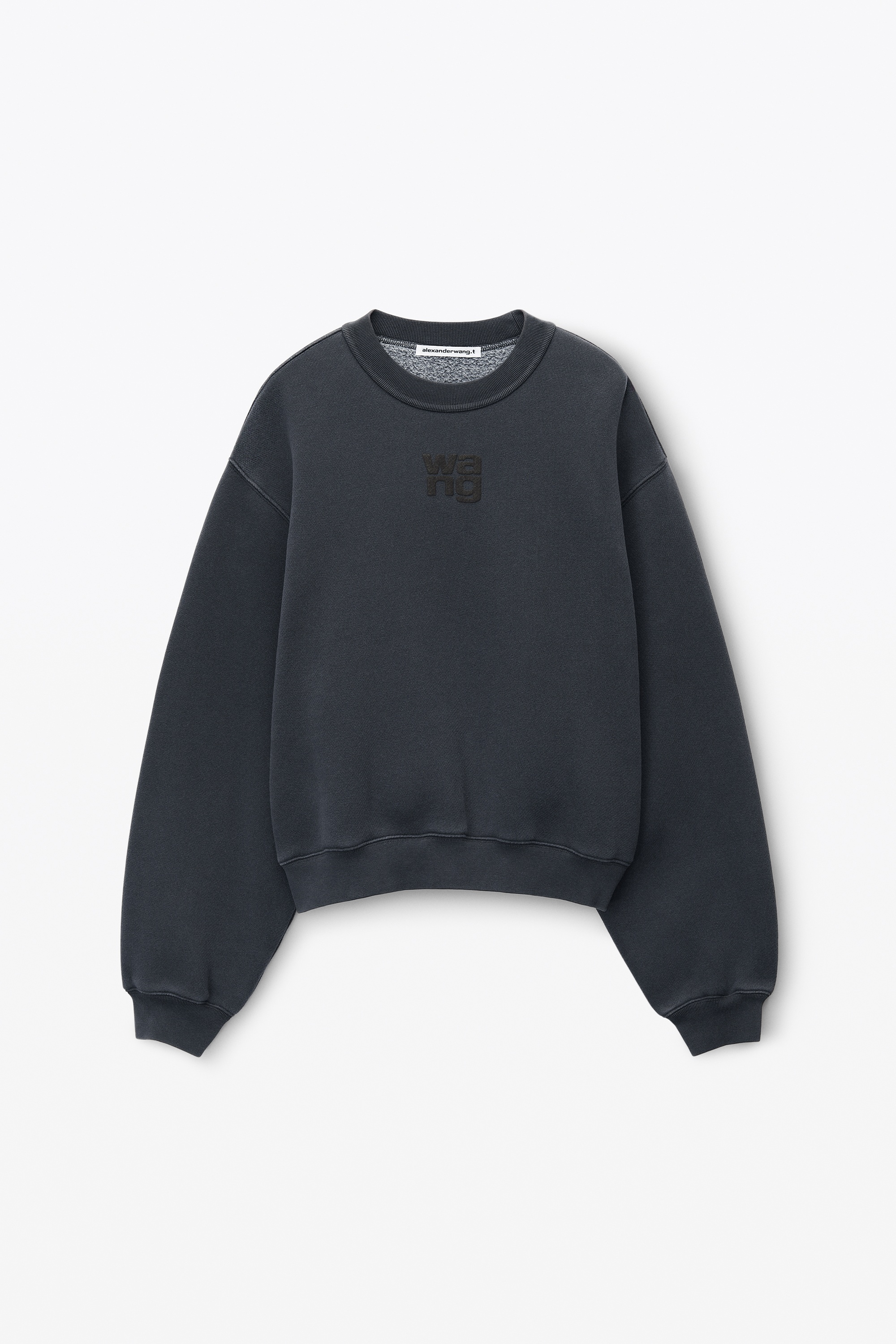 puff logo sweatshirt in terry - 1