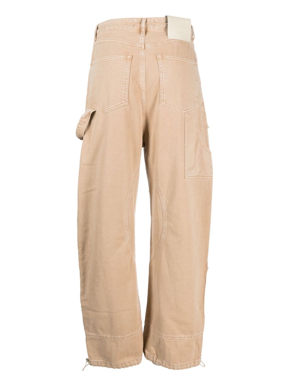 multi-pocket straight-leg trousers - 2