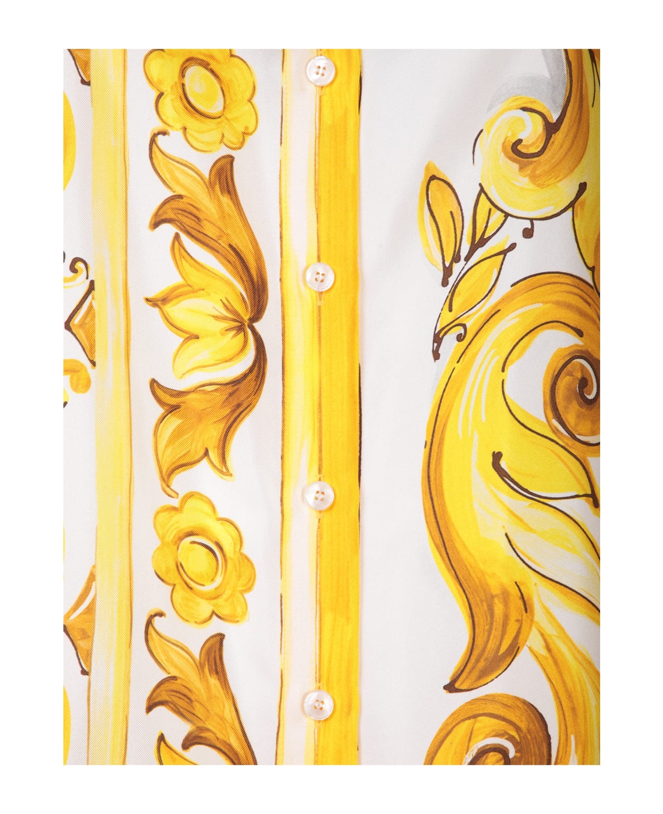 Yellow Maiolica Long Dress - 3