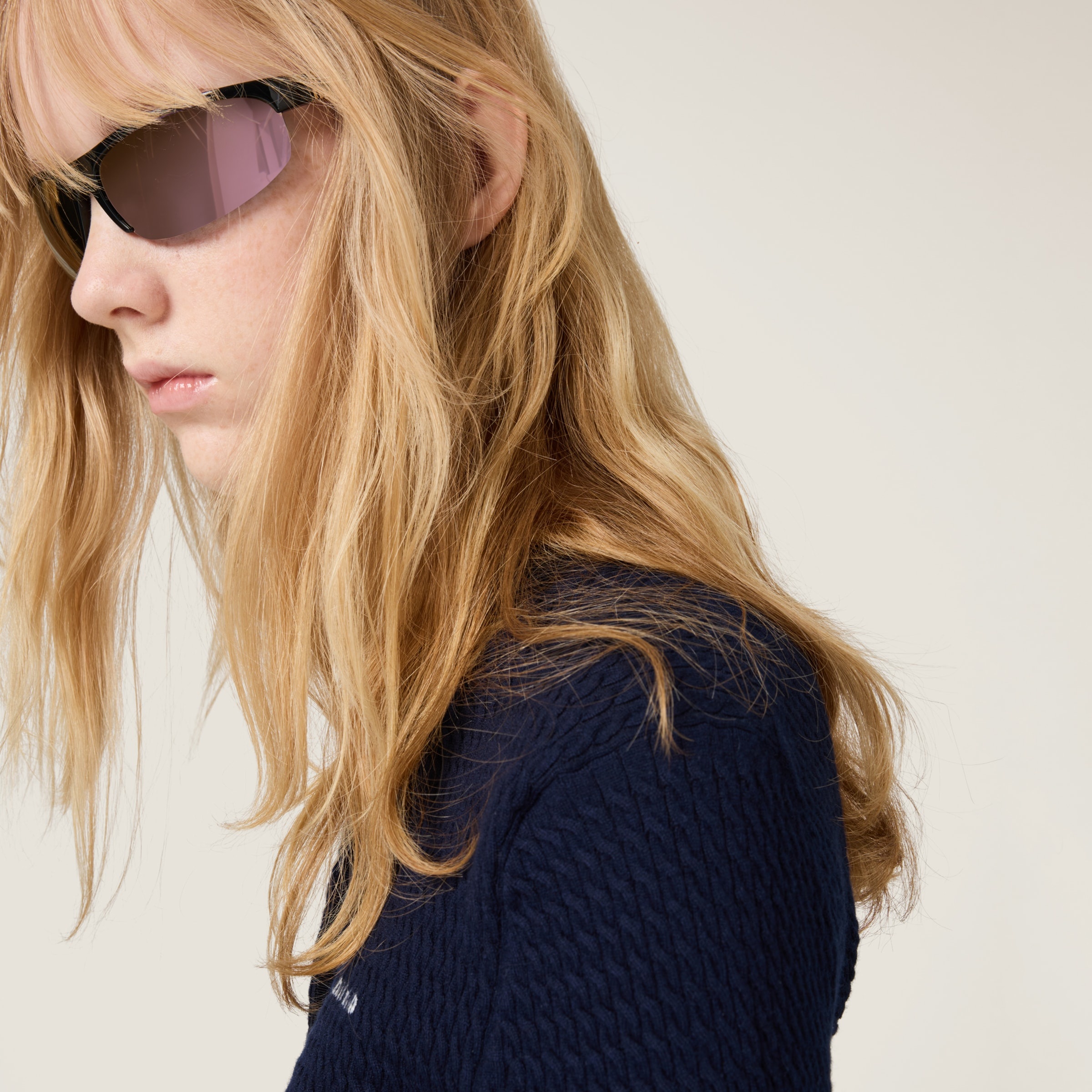 Cable-knit cashmere and silk cardigan - 6