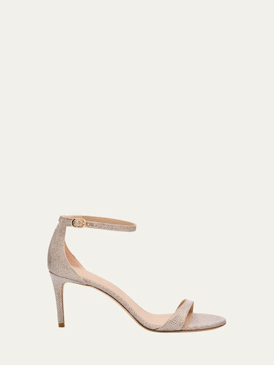 Nudist II Metallic Ankle-Strap Sandals - 1