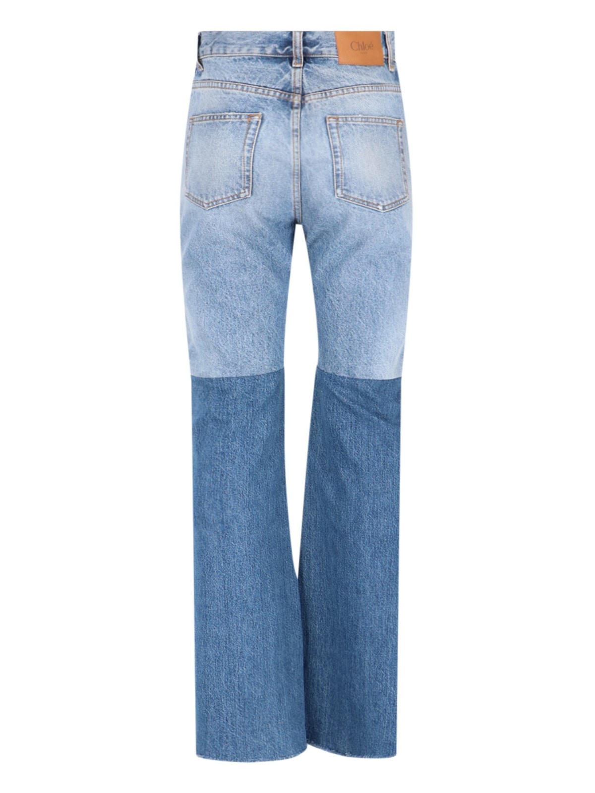 'PATCHWORK' BOOTCUT JEANS - 2