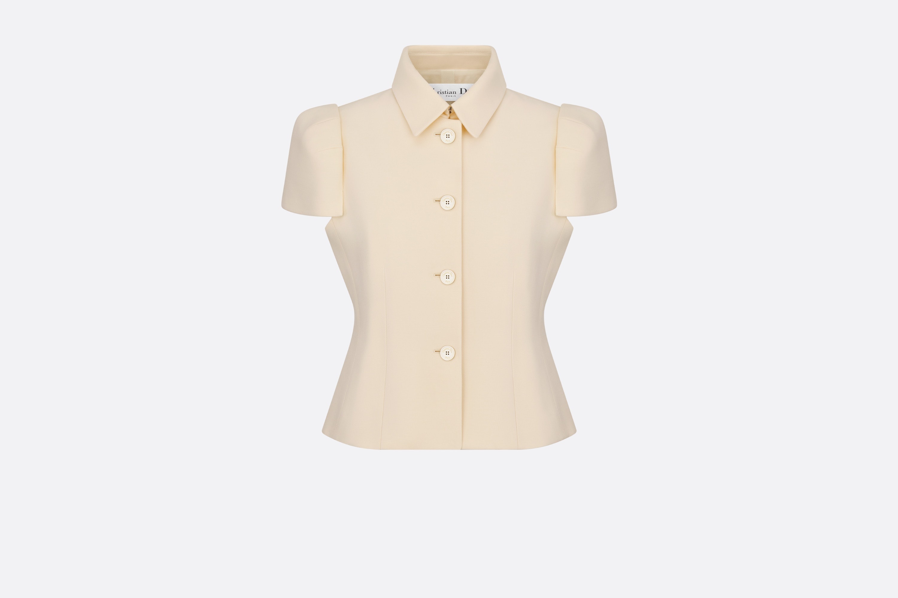 Fitted Short-Sleeved Jacket - 1
