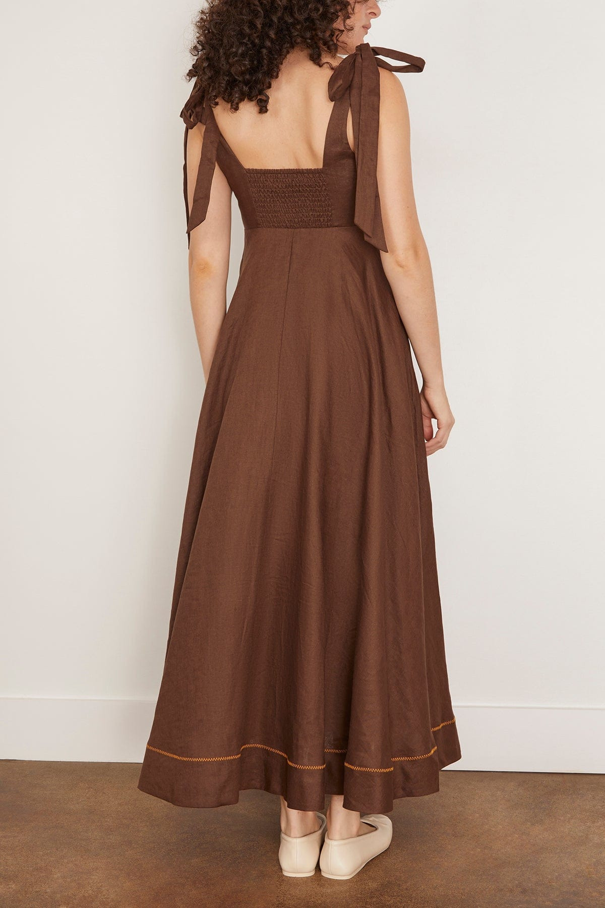 Vito Ballet Sundress in Chocolate - 4