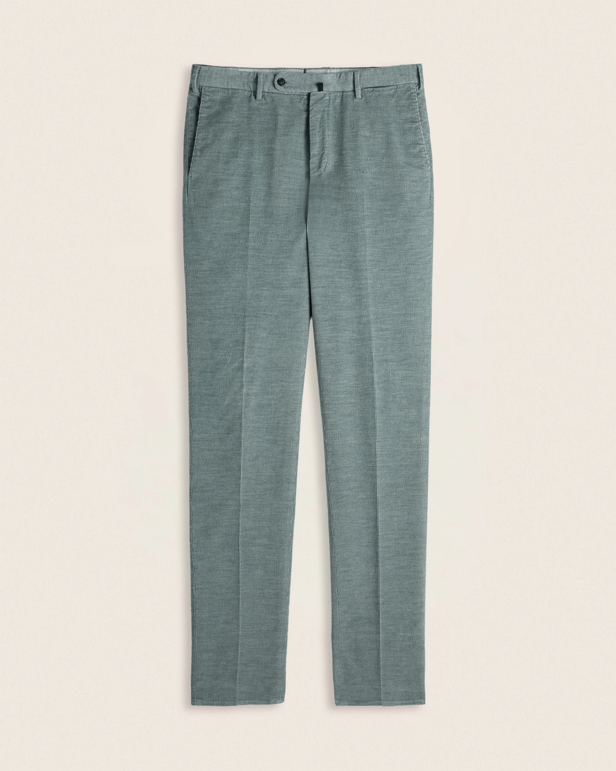 Regular fit cotton and cashmere corduroy trousers - 1