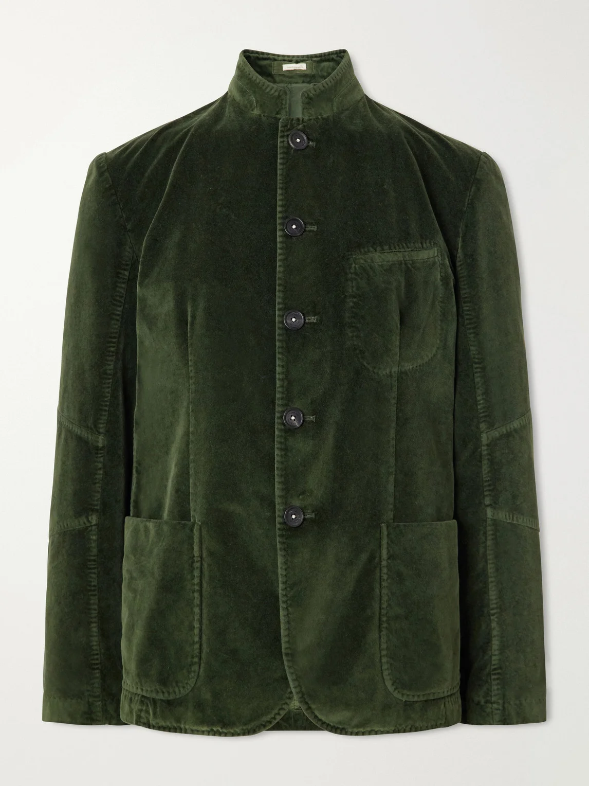 Gstaad Panelled Cotton-Velvet Jacket - 1