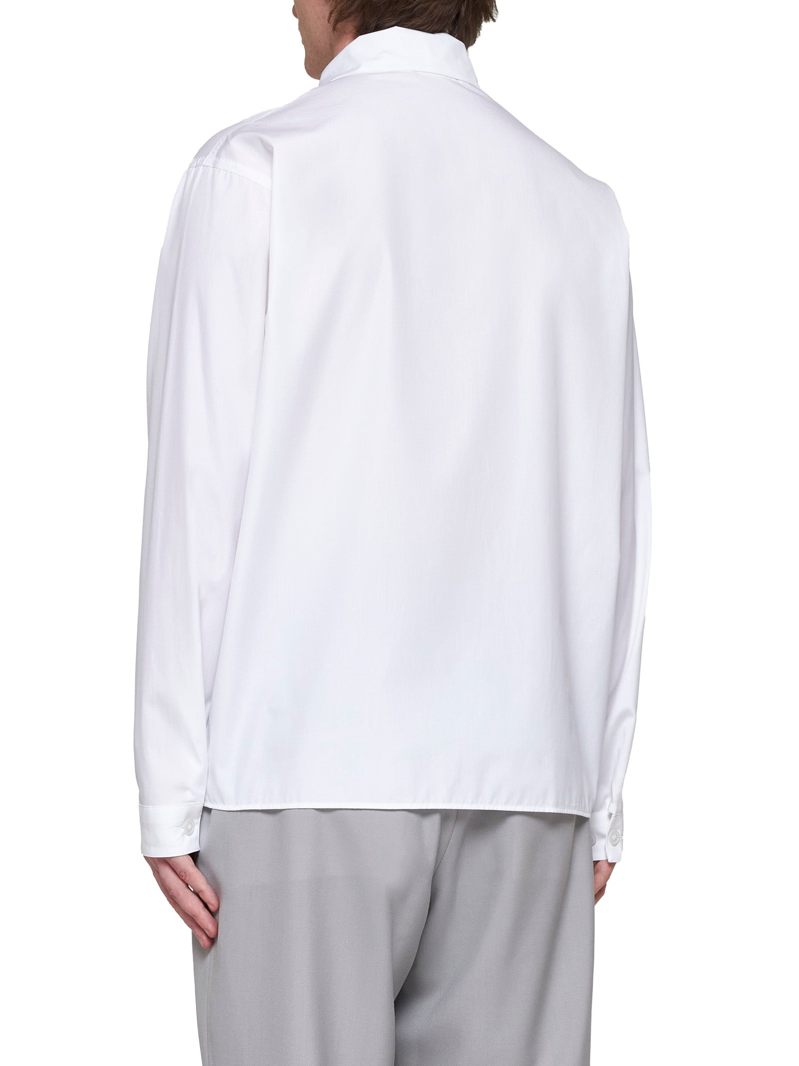 Zip-up cotton shirt - 4