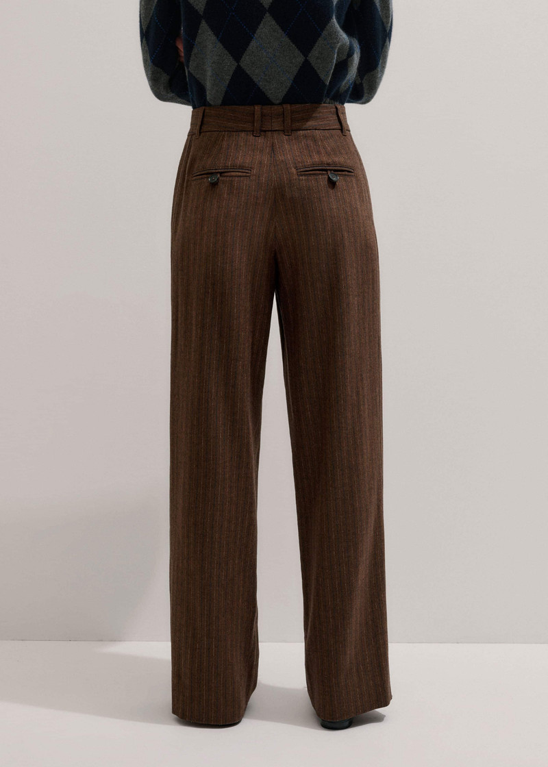 Pleat Straight Pant 7