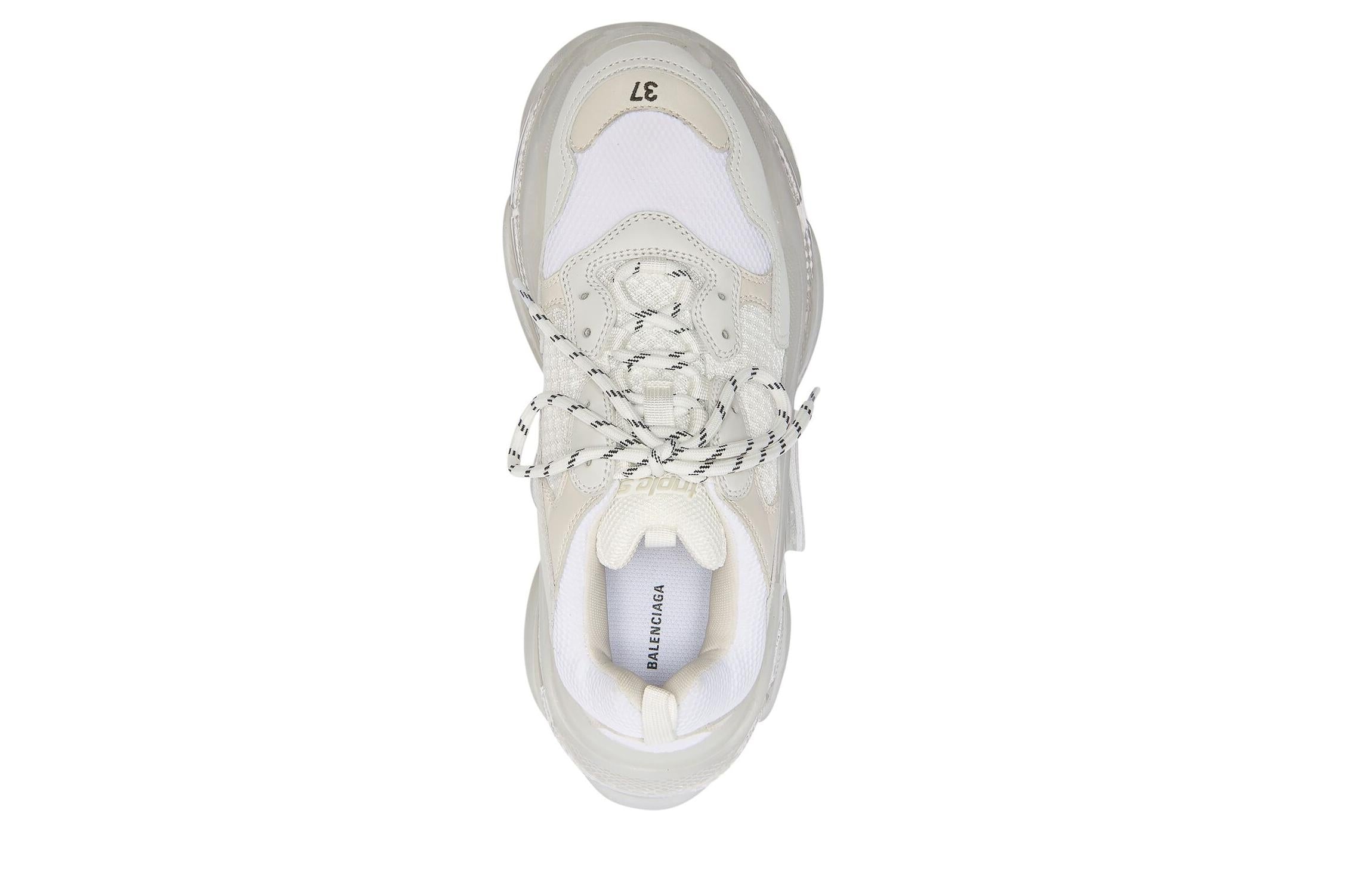 (WMNS) Balenciaga Triple S Sneaker 'Clearsole - White' 544351W2FB19000 - 4