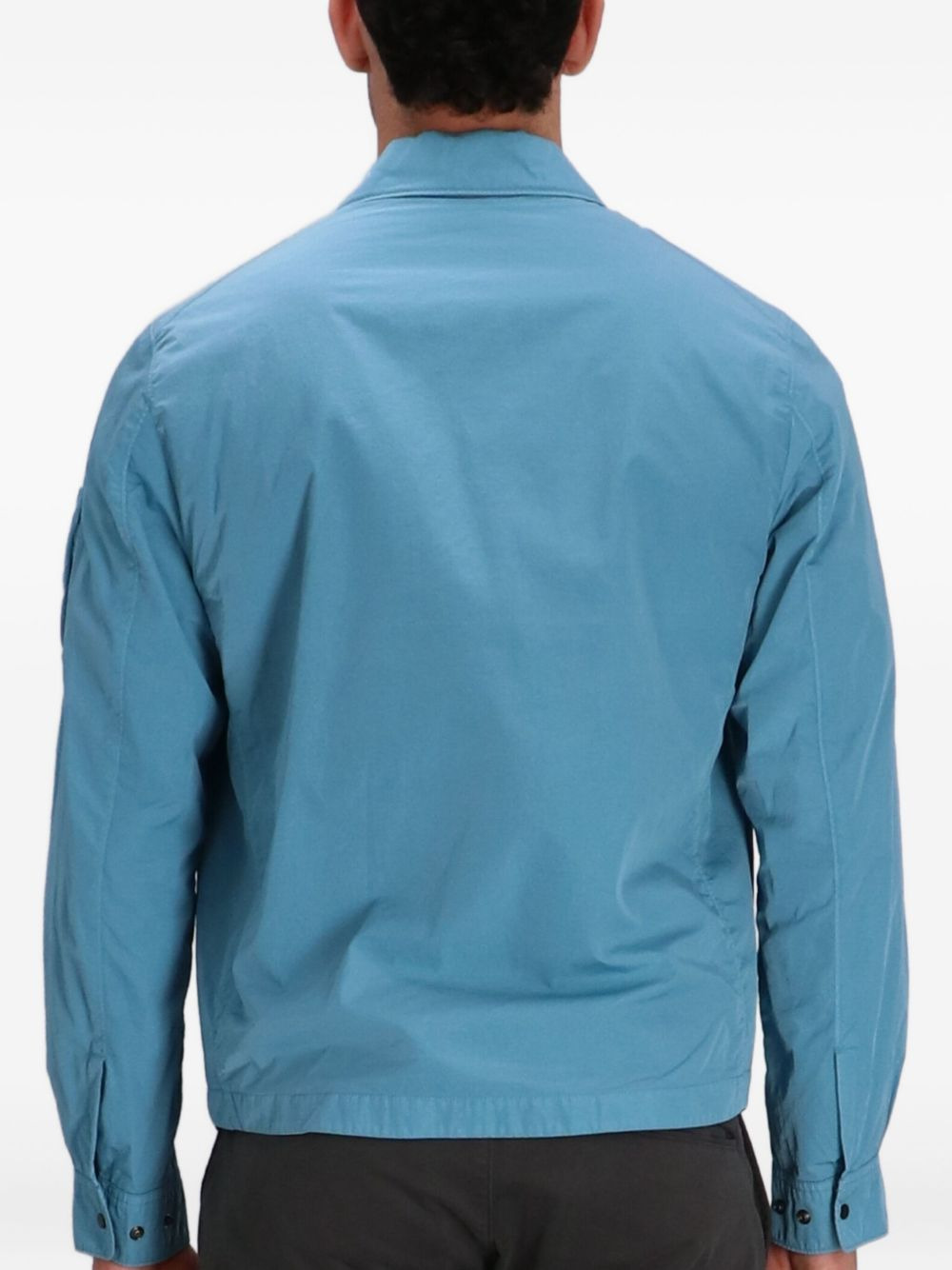 pocket-fastening shirt jacket - 4