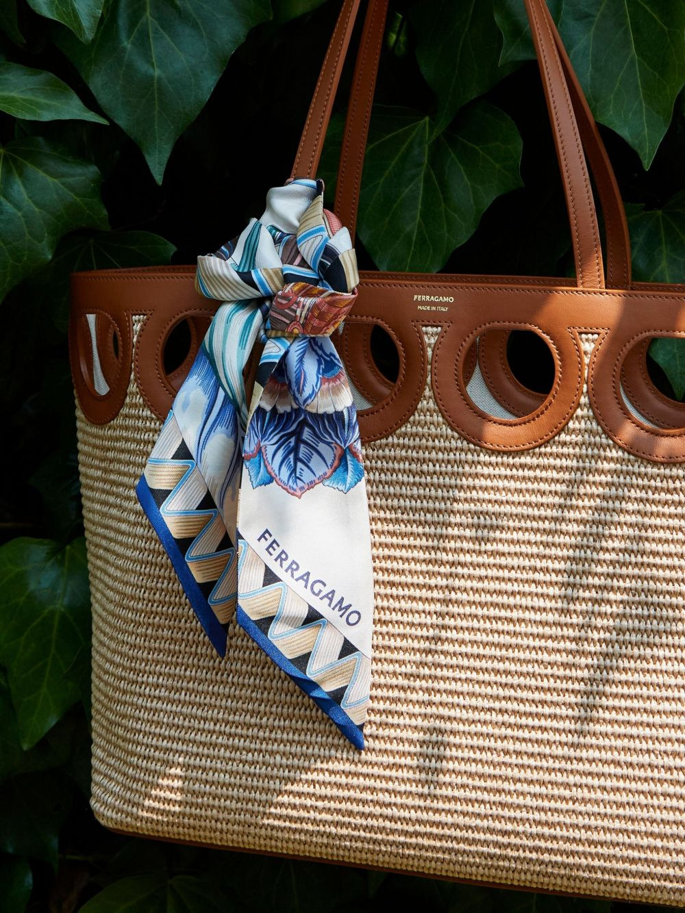 floral-print silk scarf - 3