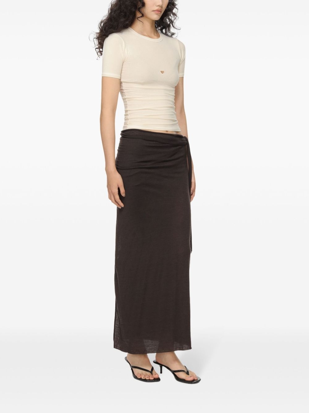 cut-out T-shirt - 3