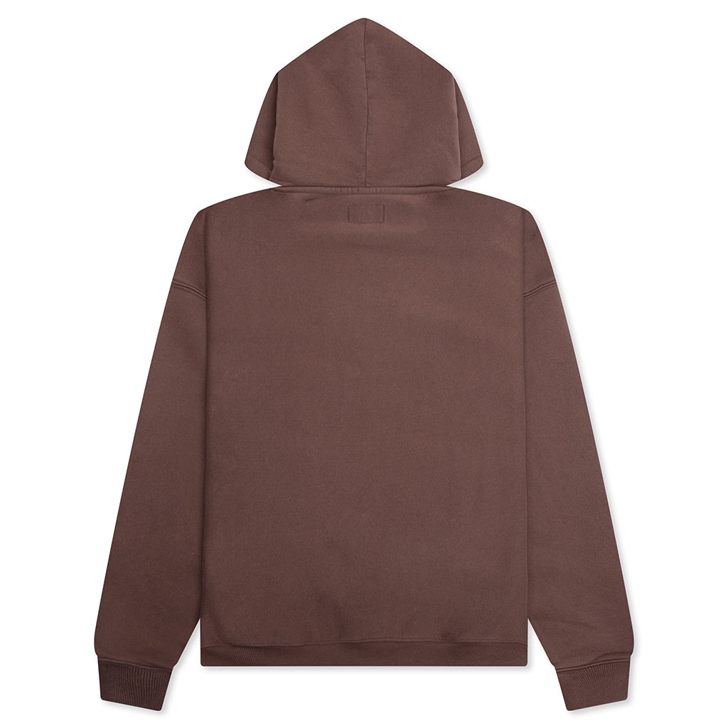Stüssy STUSSY 80 RELAXED HOOD - BROWN | feature | REVERSIBLE