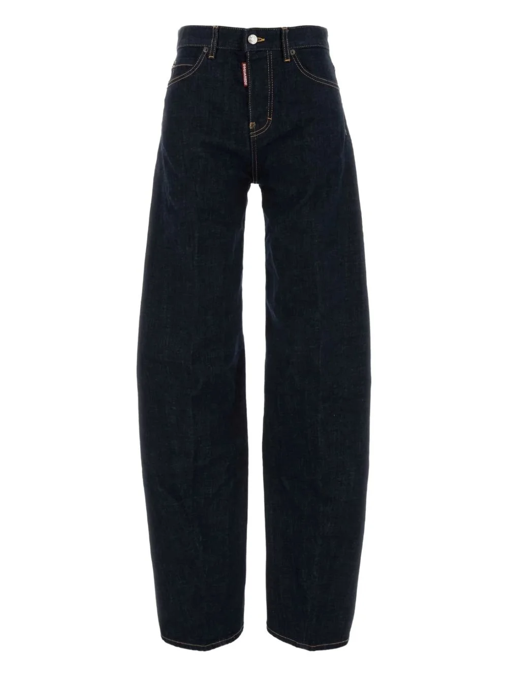 wide-leg cotton-blend jeans - 1