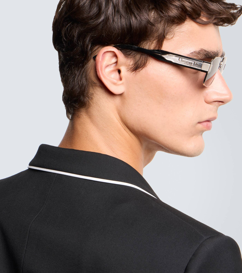 Dior Christian Dior Label rectangular sunglasses outlook