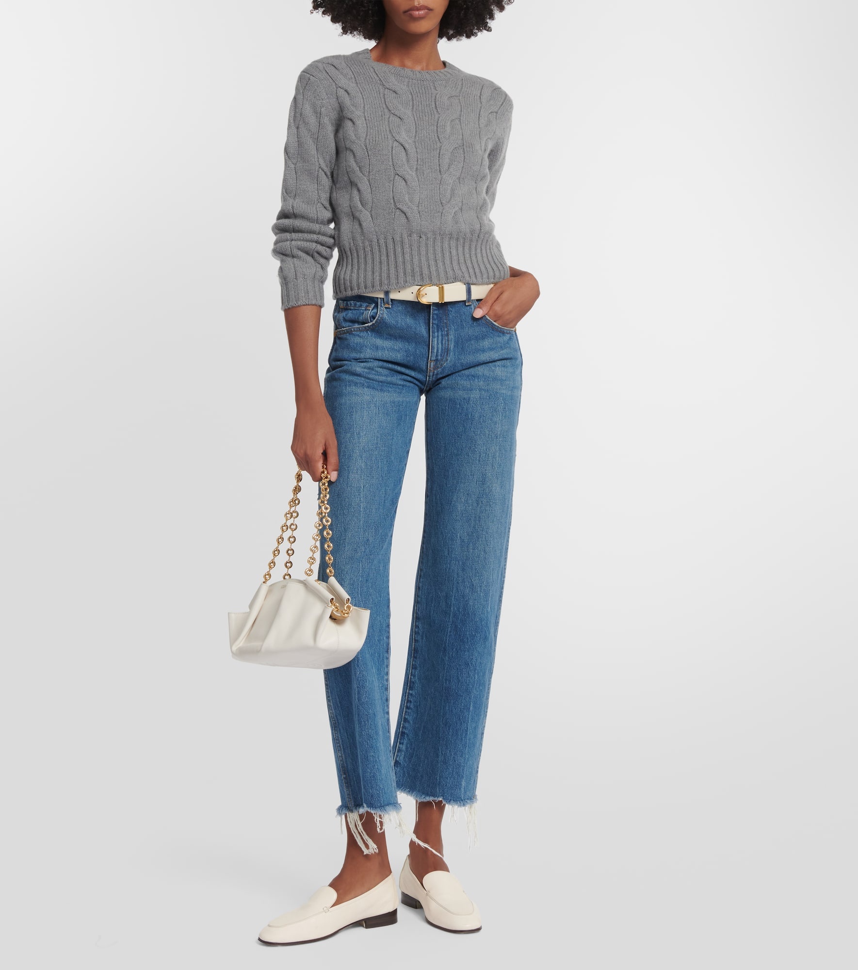 Cable-knit cashmere sweater - 2