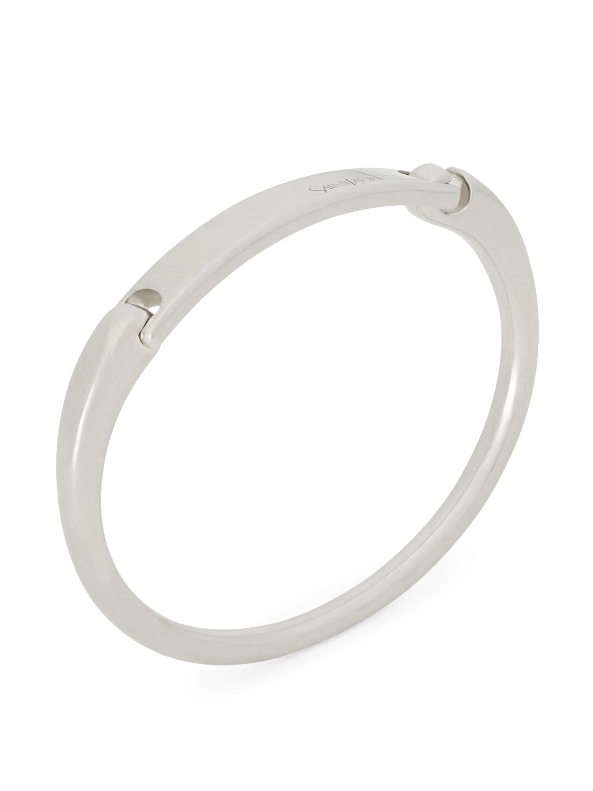 Men's Bracelet in Metal - Light Oxidized Silver - 1