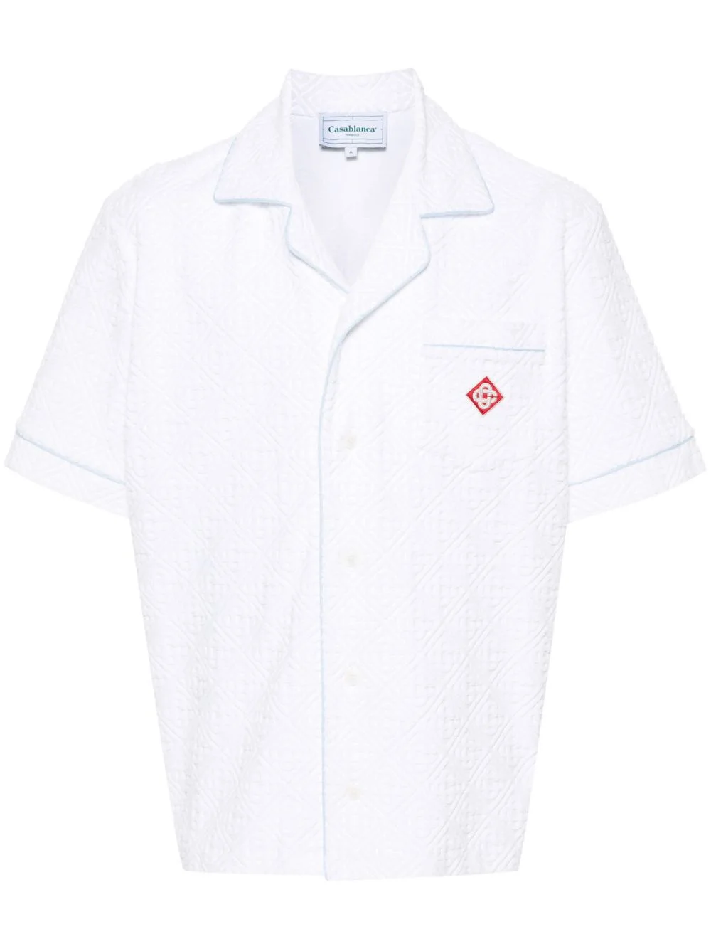 monogram terry-cloth shirt - 1