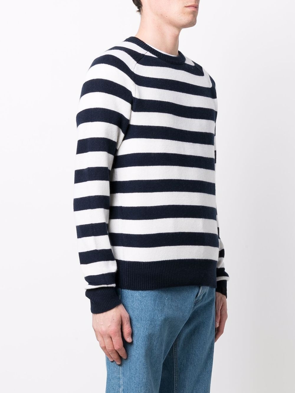 striped cashmere jumper - 3