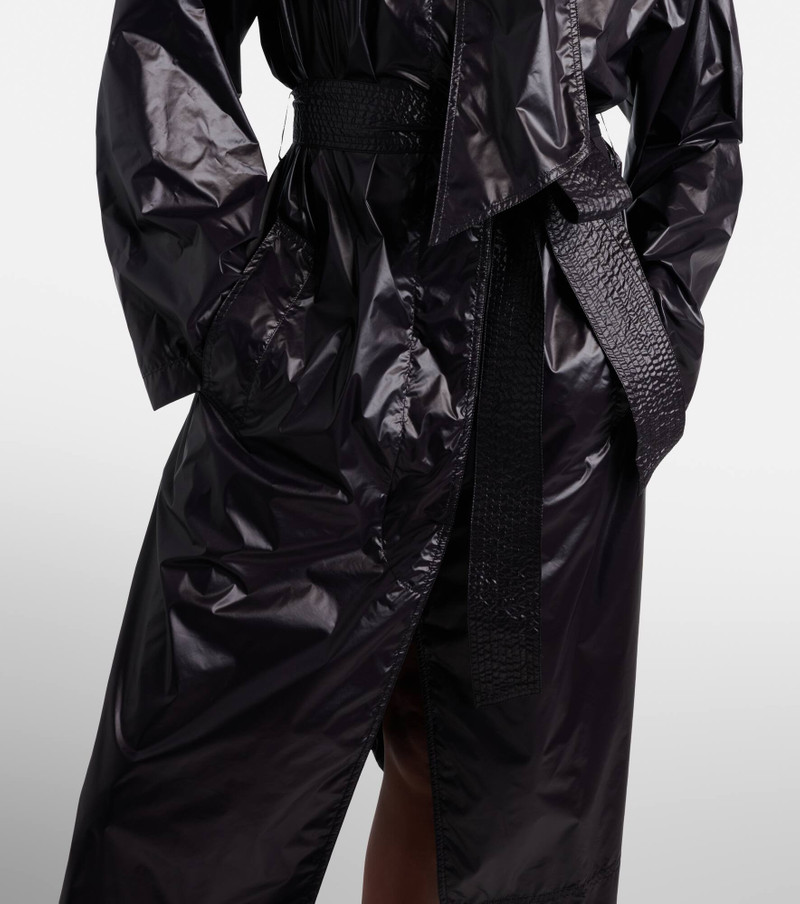 Bow-detail belted trench coat 5
