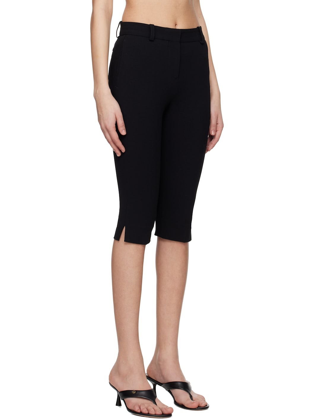 Black Capri Trousers - 2