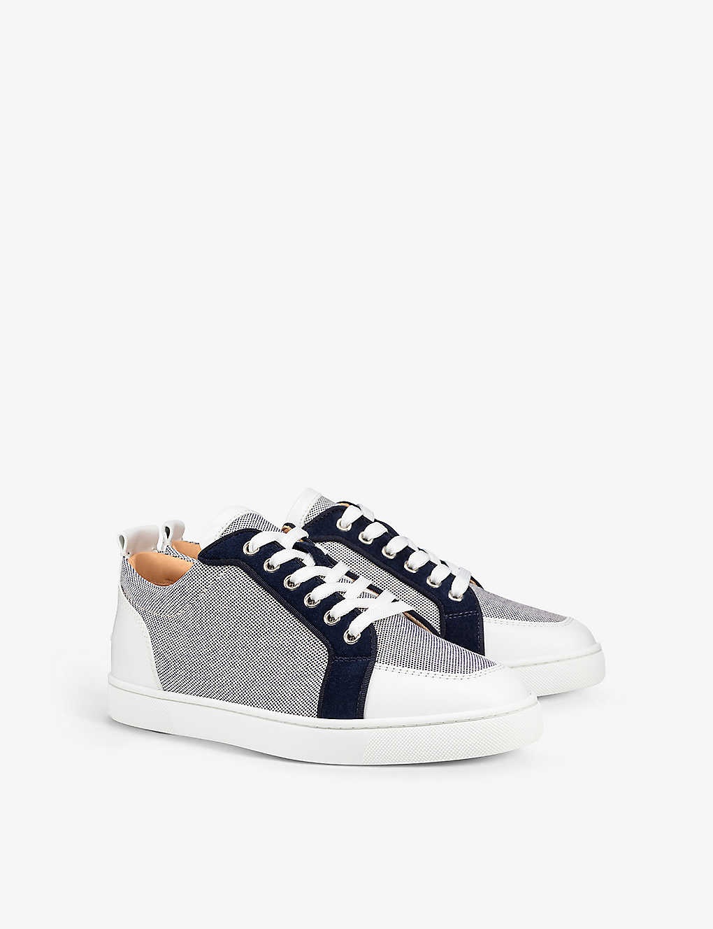 Rantulow leather and cotton trainers - 3