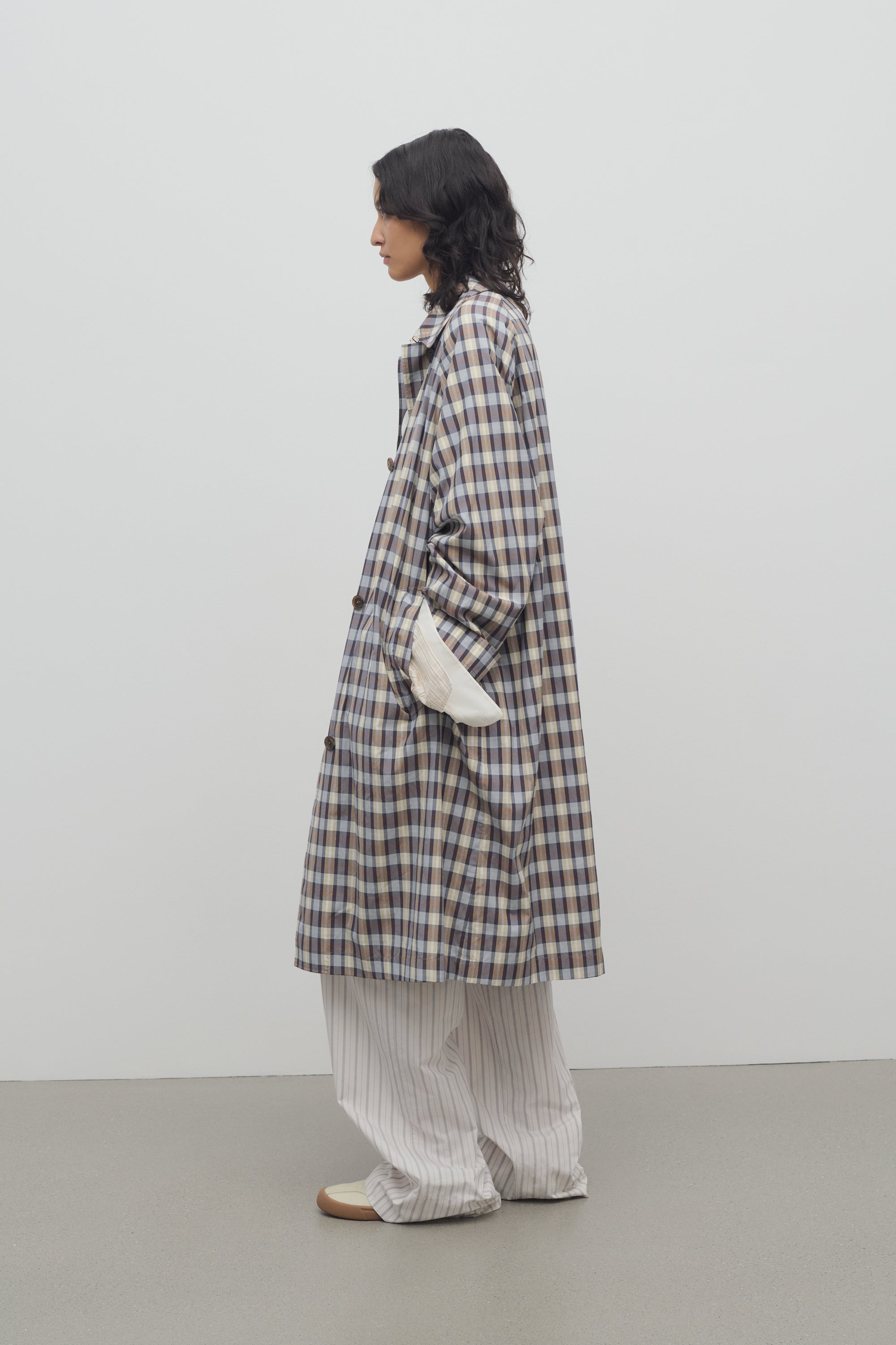 Tavishina Coat in Silk and Cotton - 4