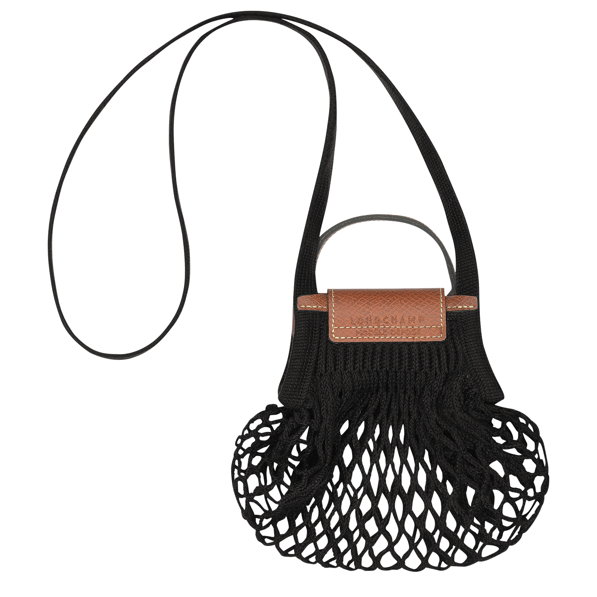 Le Pliage Filet XS Mesh bag Black - Canvas - 4