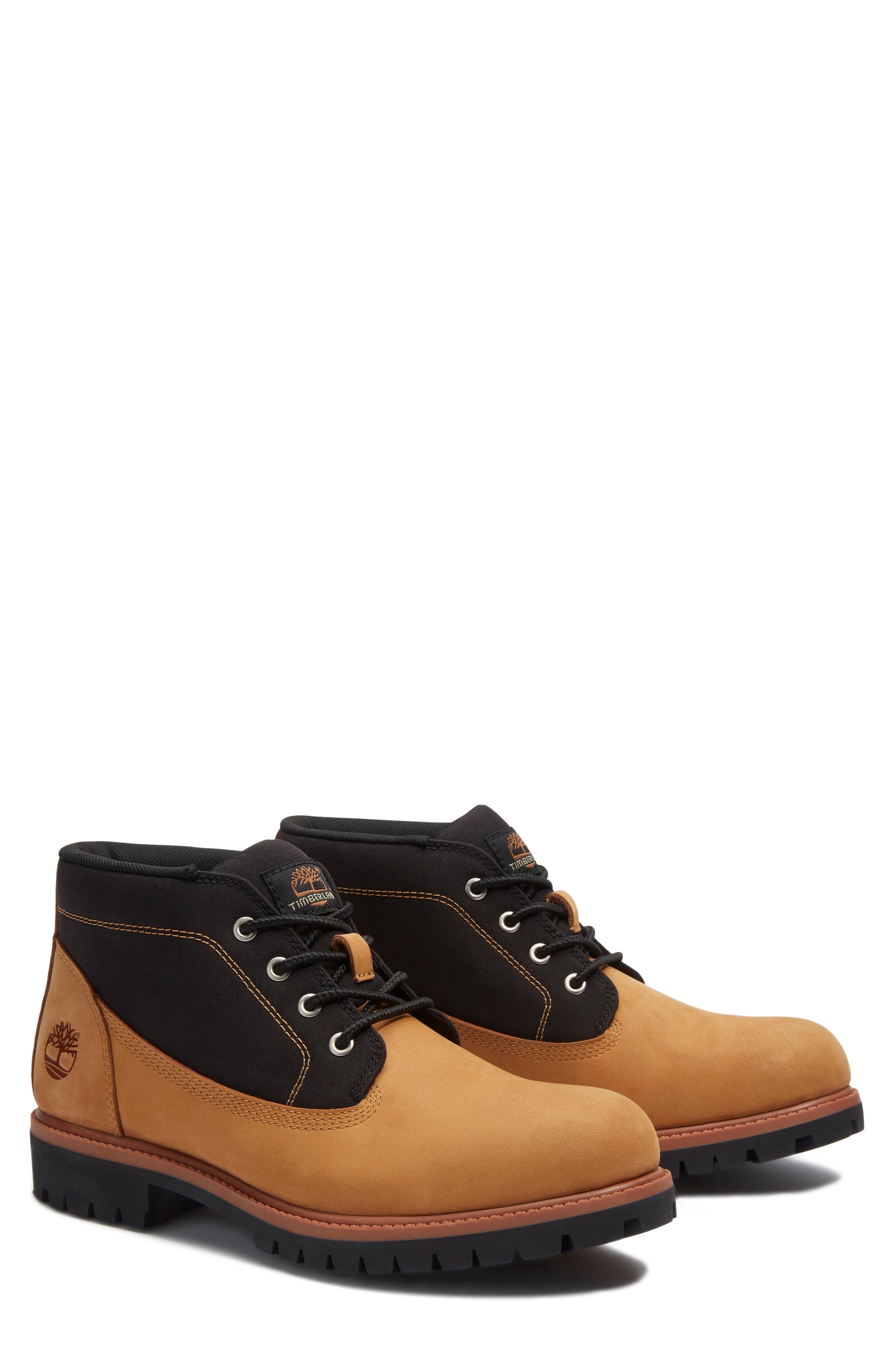 Timberland Premium Waterproof Lace-Up Chukka Boot in Wheat Nubuck at Nordstrom - 6