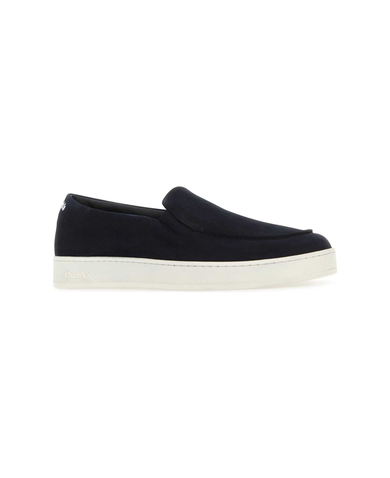 Dark Blue Suede Longton 2 Slip-ons - 2
