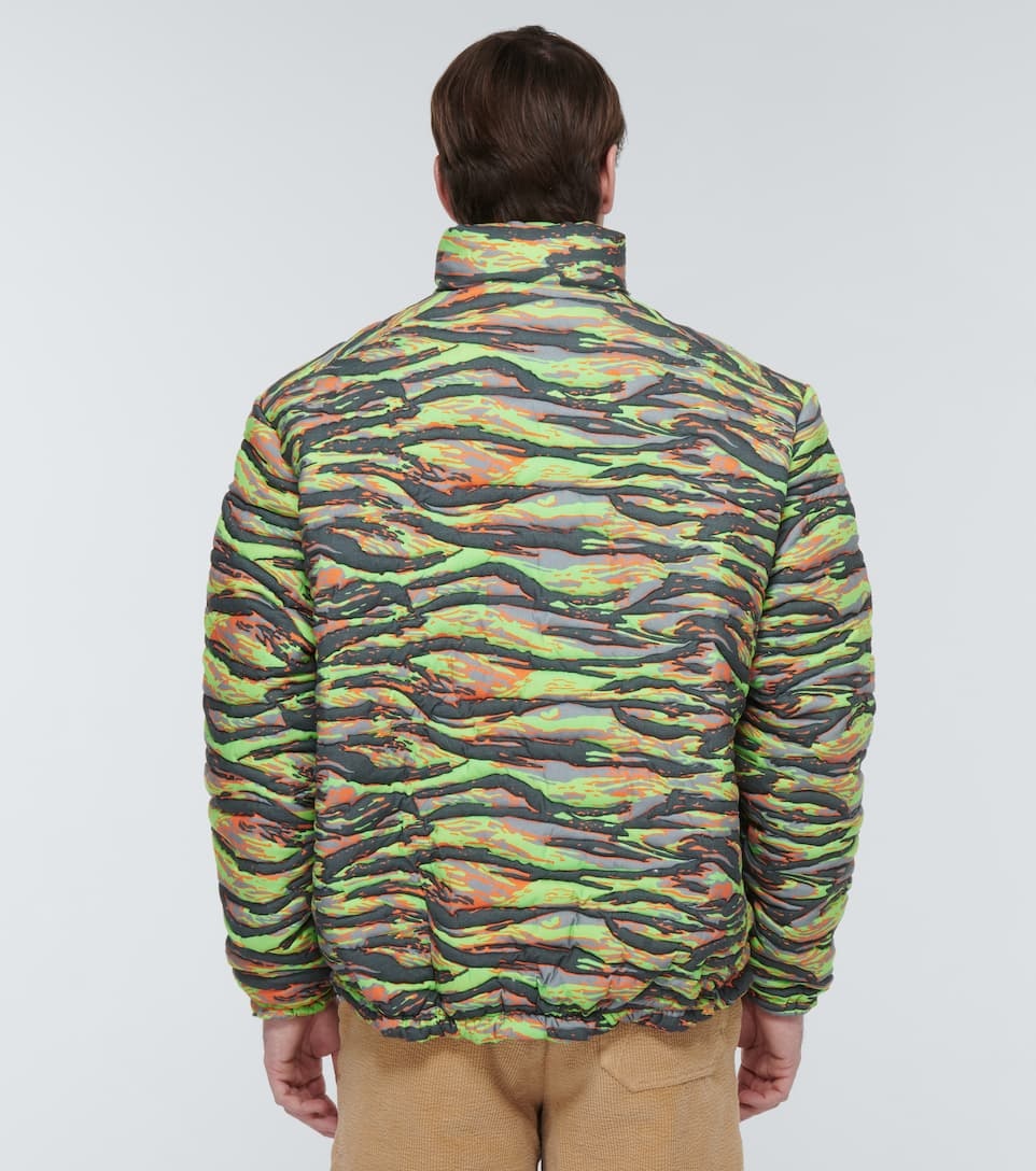 Camouflage quilted cotton jacket - 4