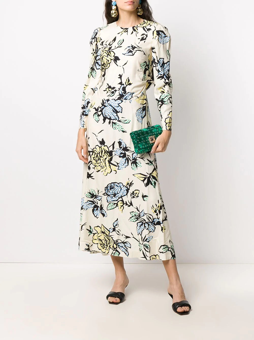 floral print maxi dress - 2