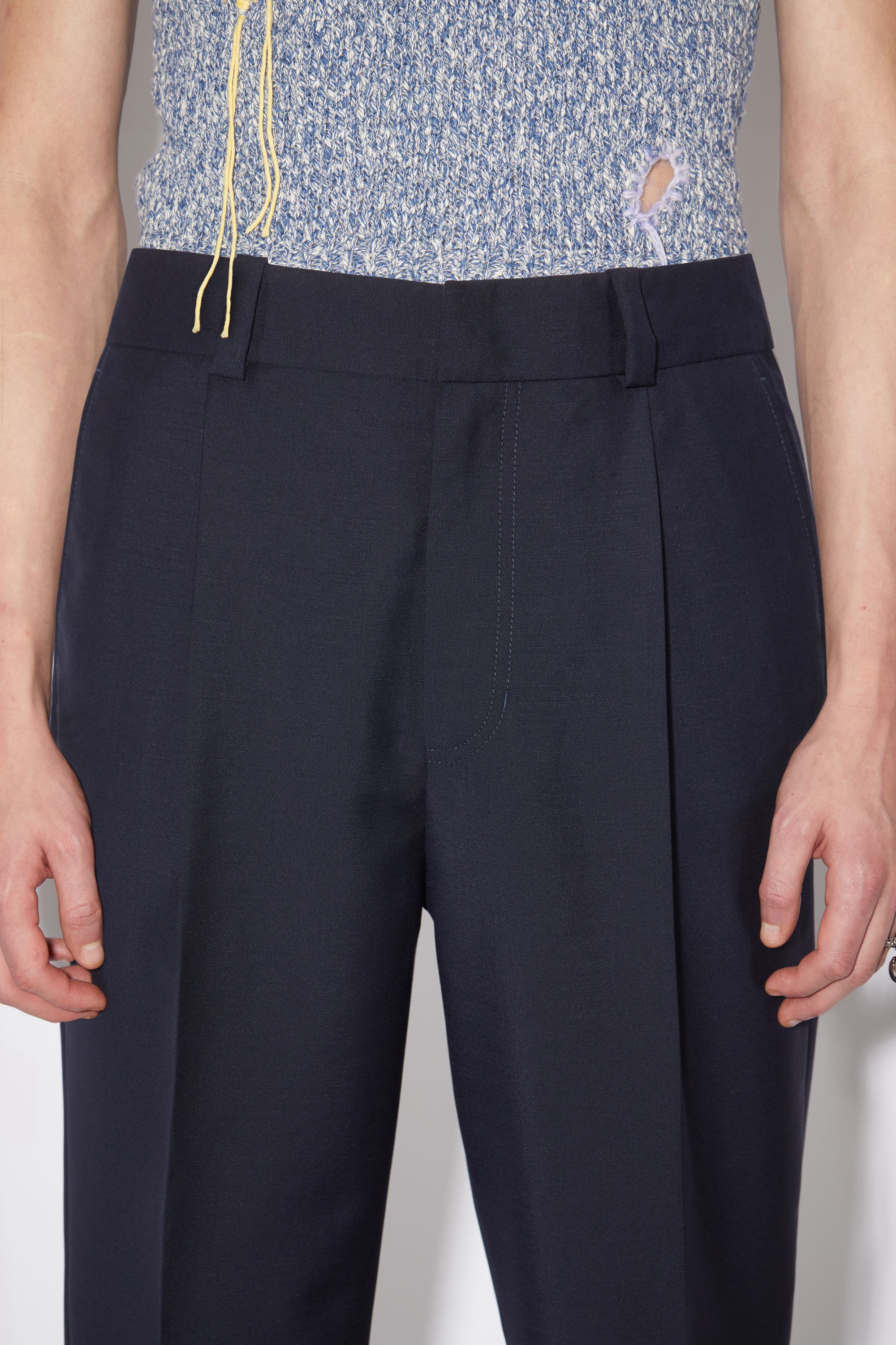 Tailored trousers - Navy - 5