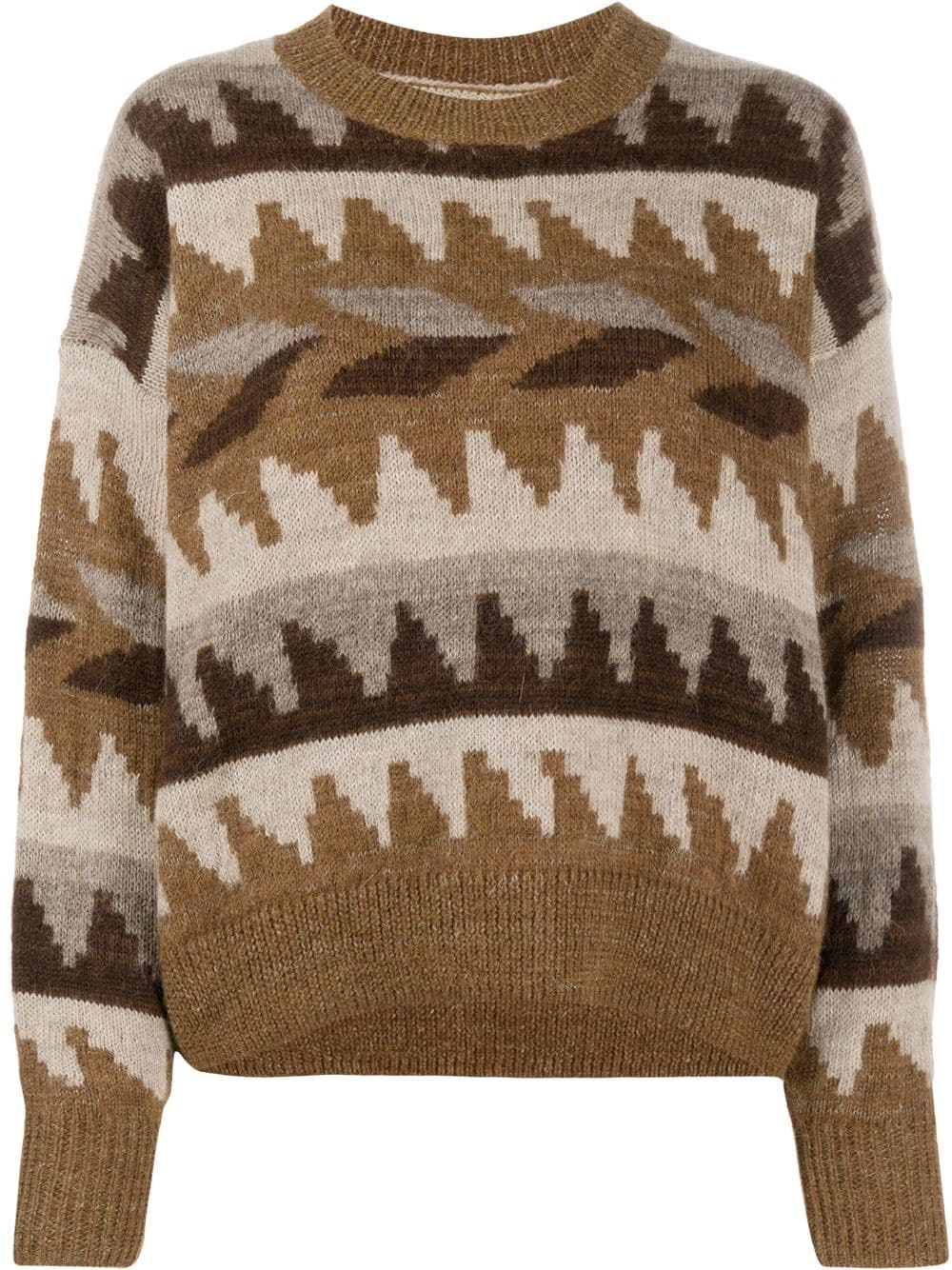 graphic print jumper - 1