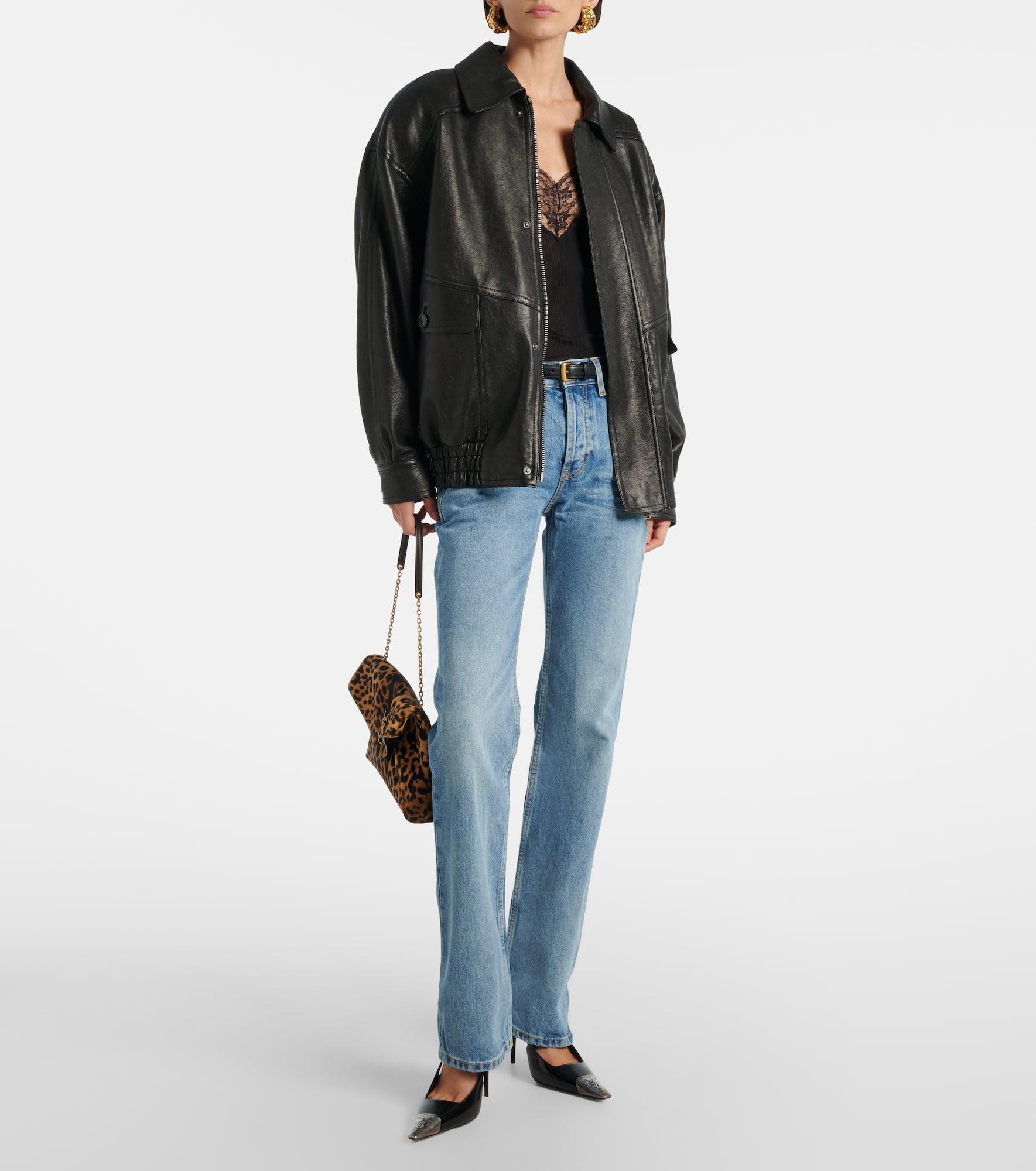 Mid-rise bootcut jeans - 2