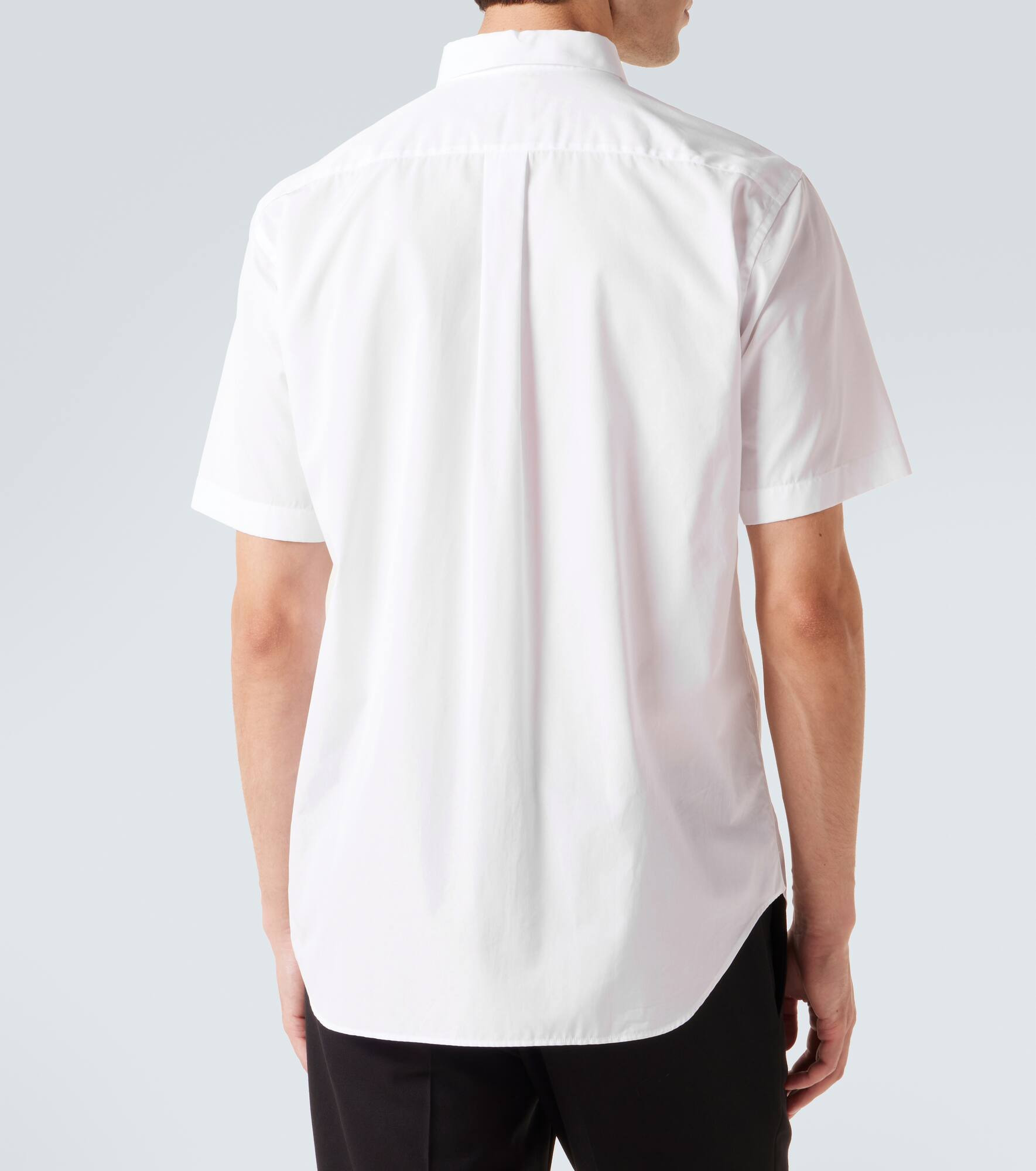 Logo cotton poplin bowling shirt - 4