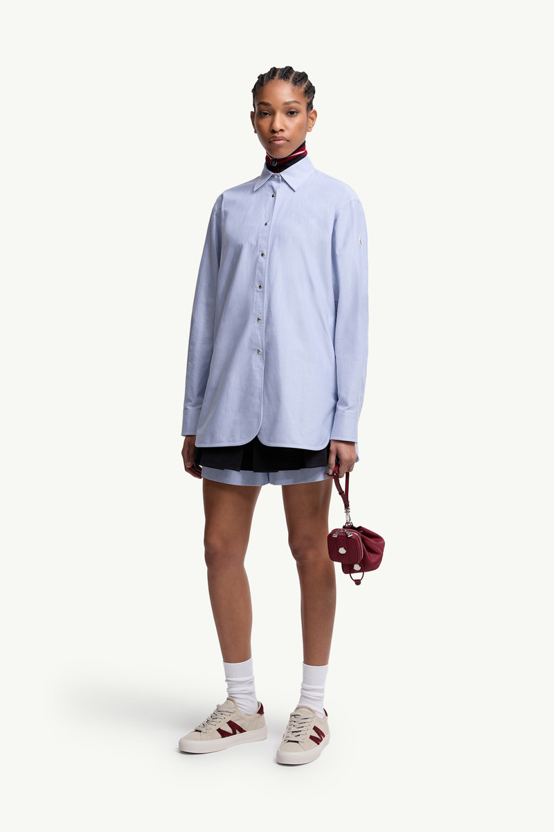 Moncler Oxford Cotton Long Sleeve Shirt outlook