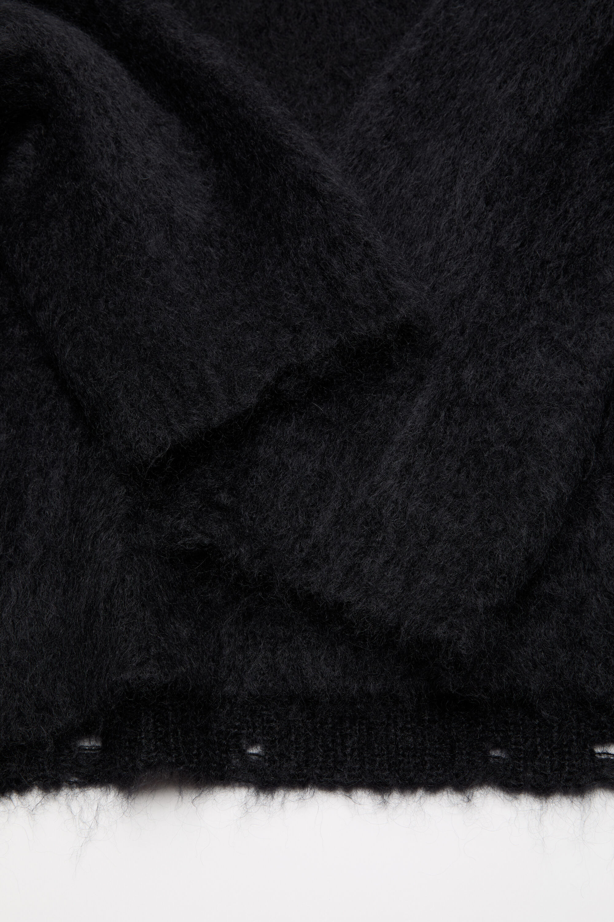 Padded wool knit - Black - 6