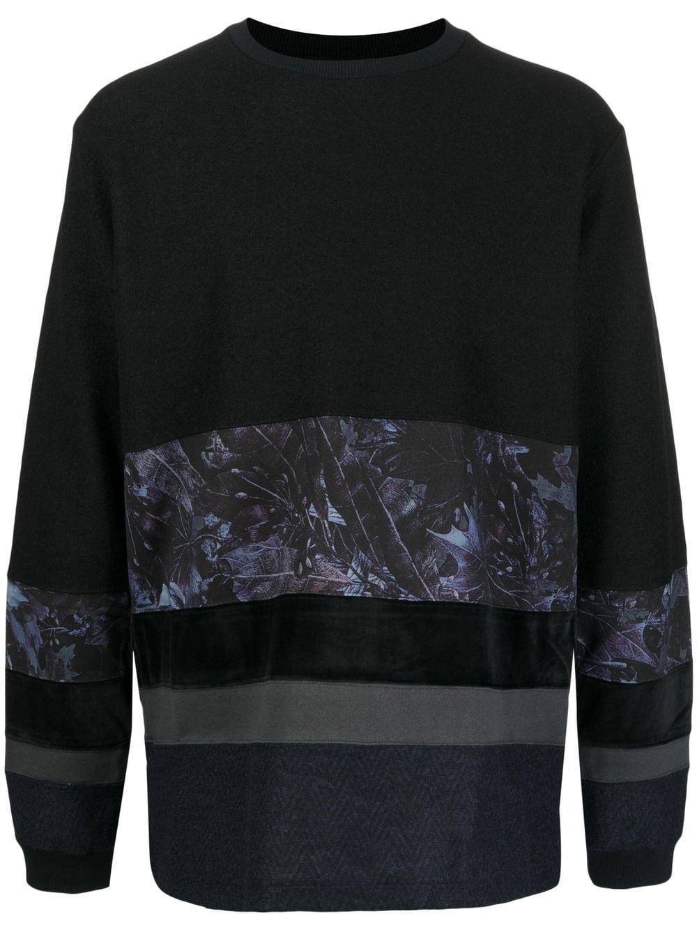 Contrasted Border sweatshirt - 1