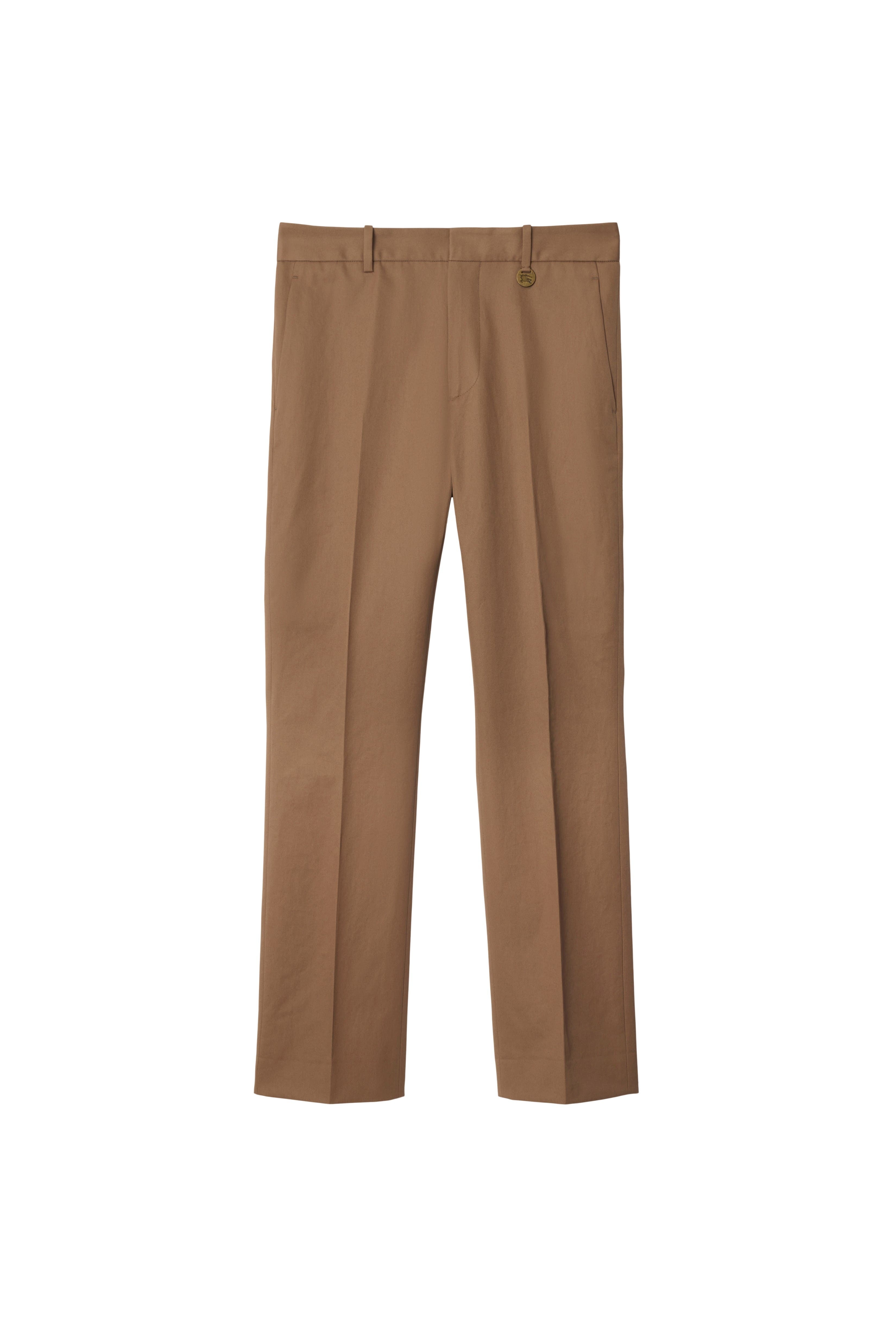 burberry Gabardine Tailored Trousers in Warm Cocoa at Nordstrom - 2