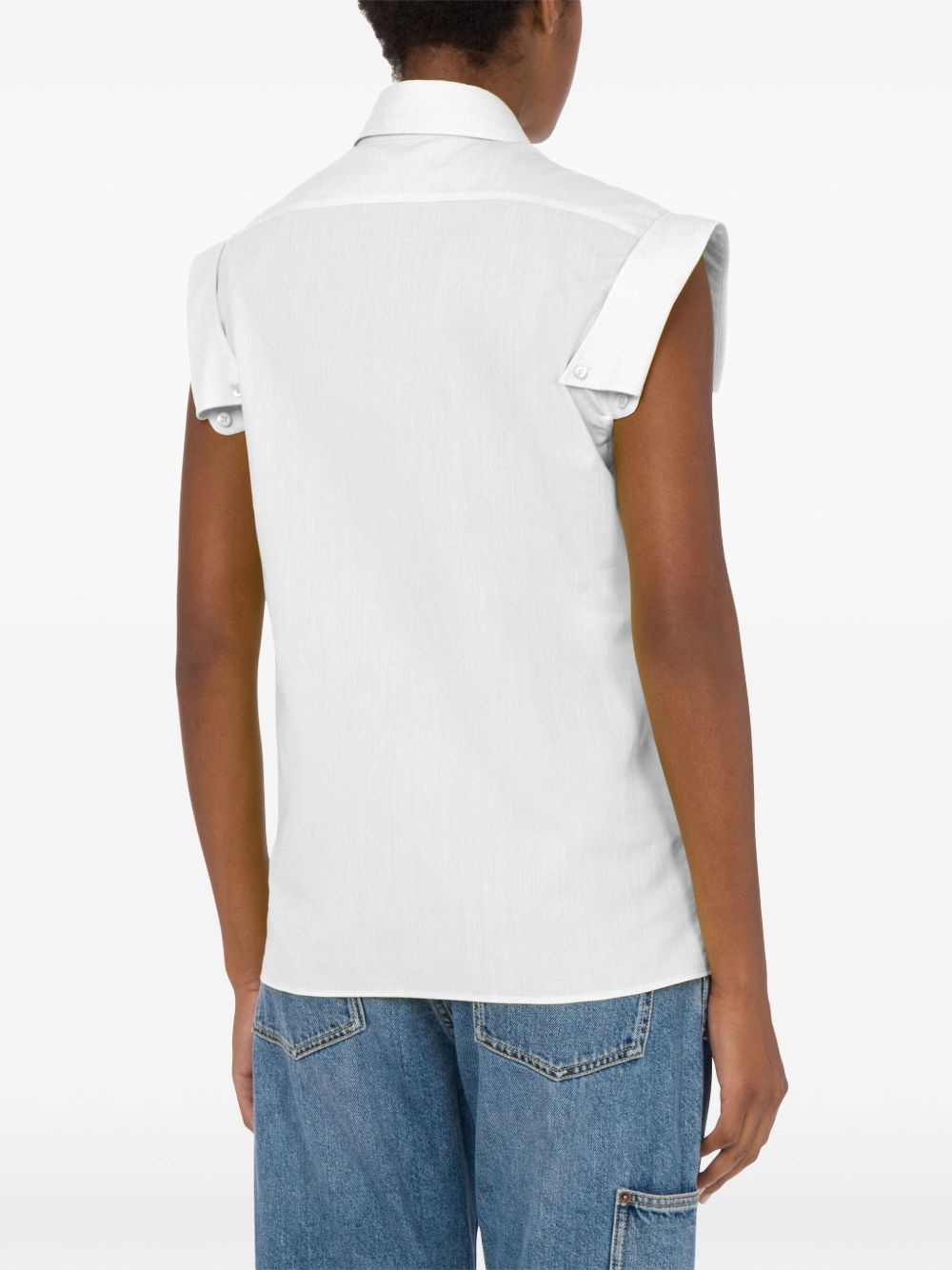 embroidered-logo shirt - 3