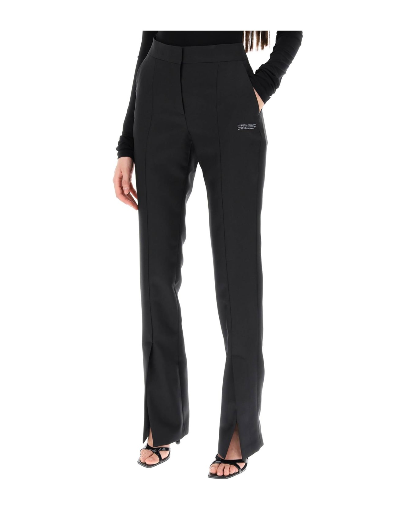 Slim Black Trousers - 3