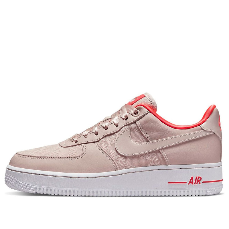 (WMNS) Nike Air Force 1 '07 'Fossil Stone Laser Crimson' DQ7782-200 - 1