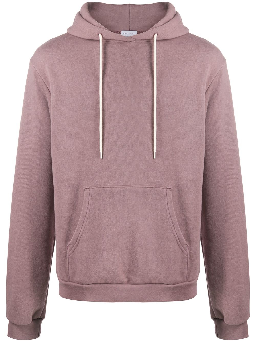 plain drawstring hoodie - 1